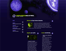 Tablet Screenshot of deephorizonindustries.com